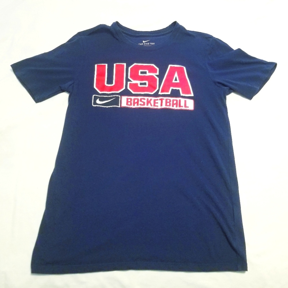Nike Dri-Fit Team USA navy basketball shirt